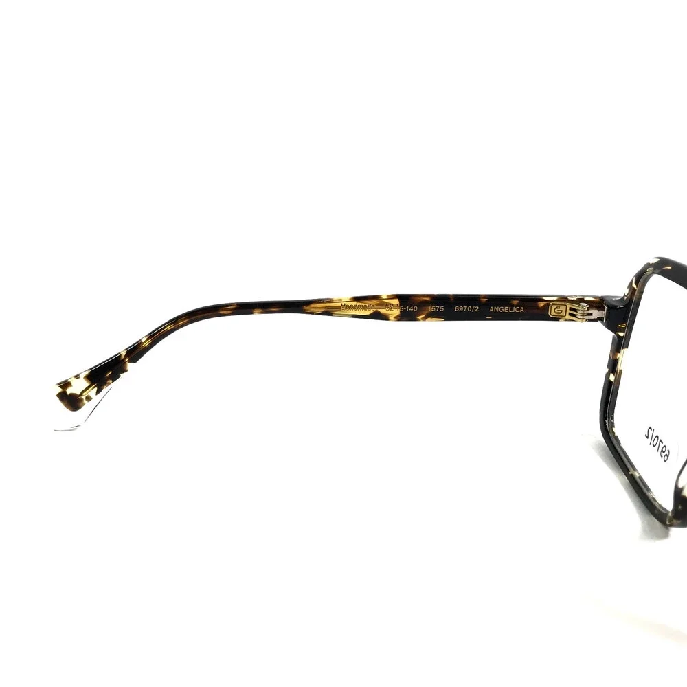 Gigi Studios Eyeglasses Frame ANGELICA 6970/2 Tortoise Square Full Rim 52-15-140